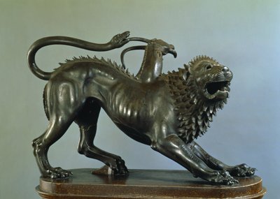 The Wounded Chimera of Bellerophon by Etruscan